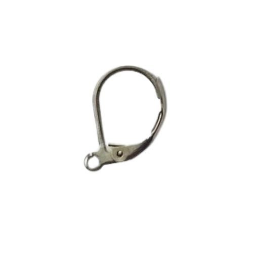304 Stainless Steel Continental earring hook - Qty: 6 pairs - FI9108