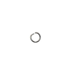 304 Stainless Steel open jump ring 6mm - Qty: 40 pcs - FI9116