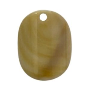 Resin imitation curved drop pendant - Qty: 2 pc - RE0087
