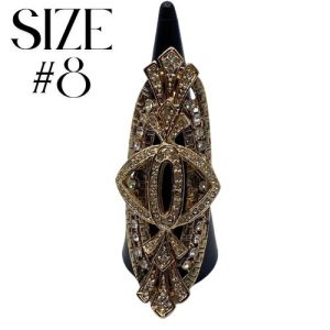 Diamante gold ring - Lana rose - RI0001-1