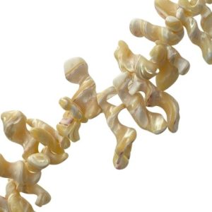 Mother of pearl drop beads - Qty: 34 pcs. - SH0826