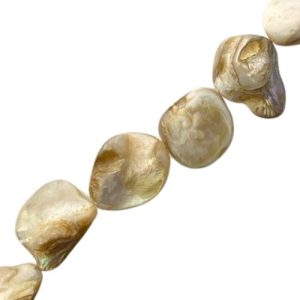 Natural pearl shell bead  - Qty: 20 pcs. - SH0827