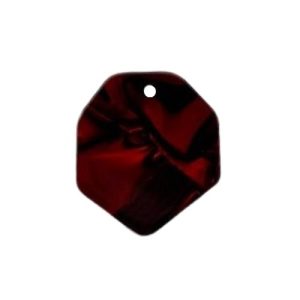 Resin imitation drop earring charm or pendant - Qty: 2 pc - RE0079