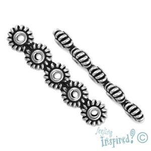 Sterling silver spacer bars
