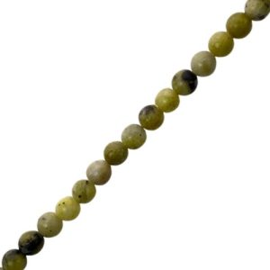 Yellow Jasper round ball bead 4mm - Qty: 94 pcs - GE2019