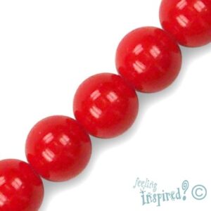 Round opaque glass ball bead 10mm - Qty: 48 pcs GB9164