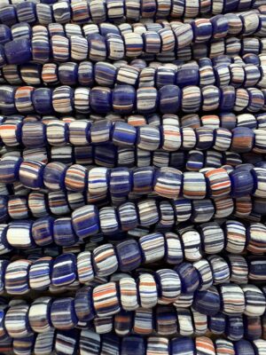 Glass rondelle bead - Mountain - Qty: 116 pcs - GB9172